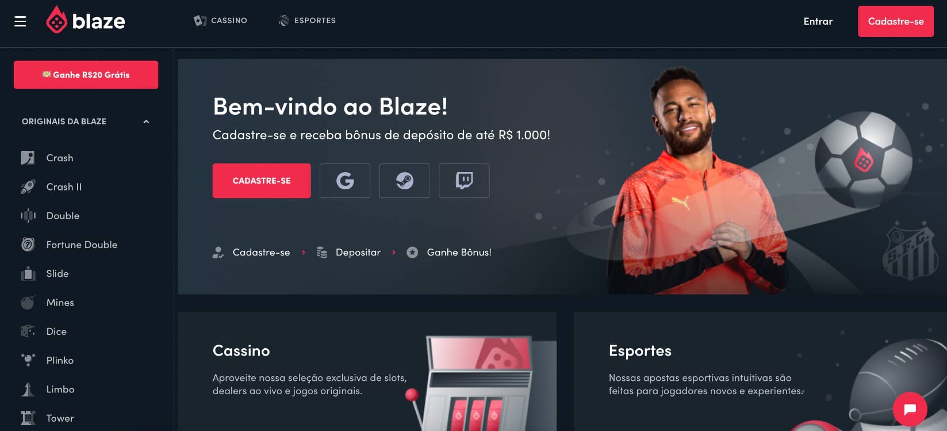 Código Promocional Blaze 2024 - Ative Bônus de R$1.000 🏅